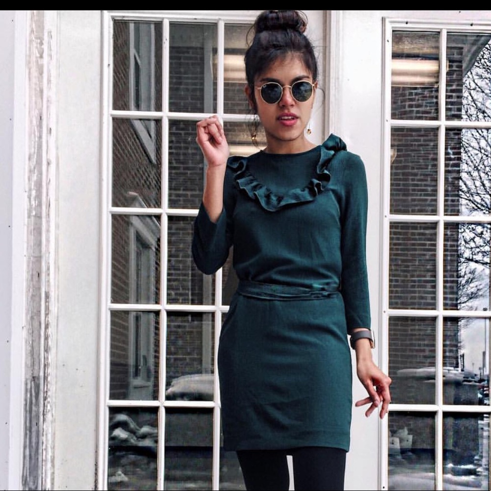 H&M green dress